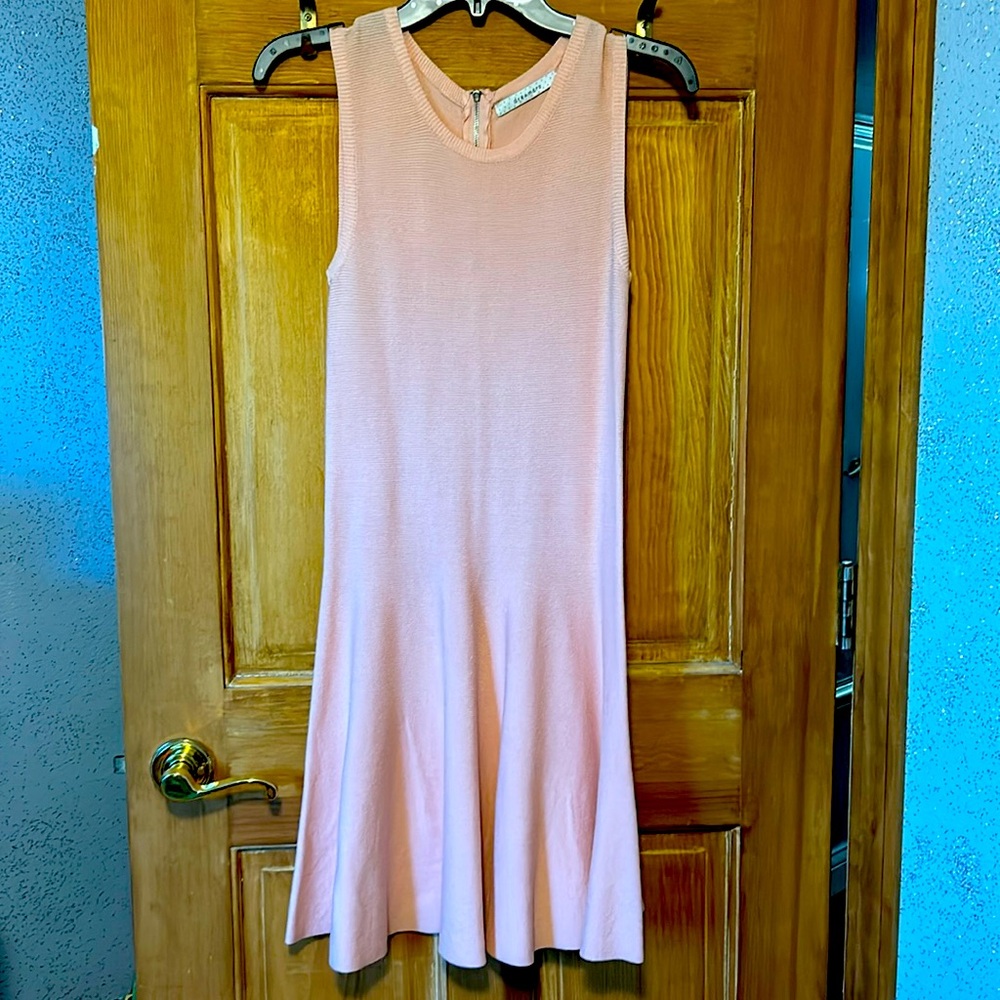 Peach A-Line Dress